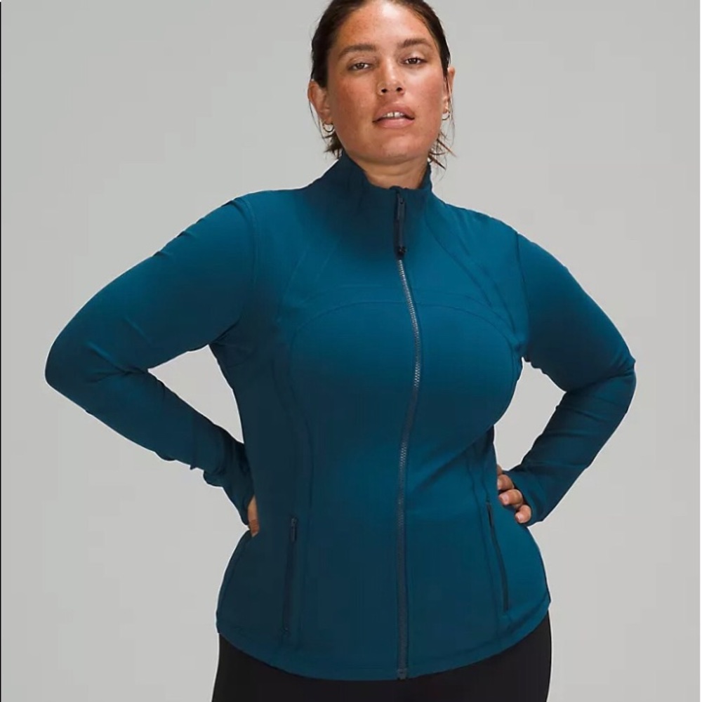 Lululemon running jacket - blue / teal color